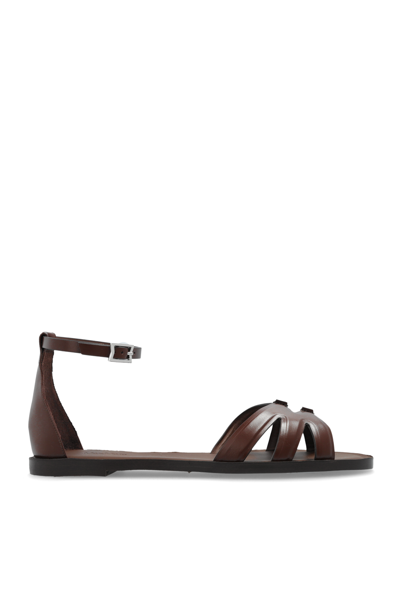 Max Mara◆DOUBLEFLAT◆レザーサンダル 10mm Max Mara - マックスマーラ Max Mara サンダルの通販 by KOMEHYO